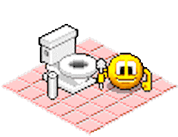 toilet bathroom STICKER