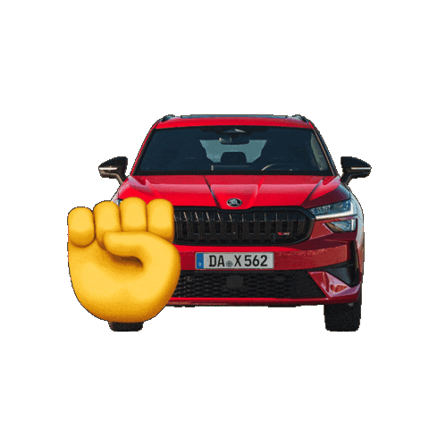 Car Driving Sticker by Škoda Global