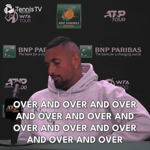 Bored Nick Kyrgios GIF by Tennis TV - Find & Share on GIPHY