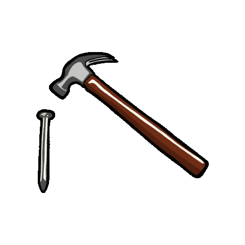 Hammer Sticker by Pima JTED