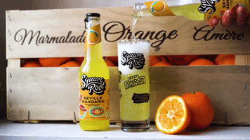 Citrus Mandarins GIF by Square Root Soda