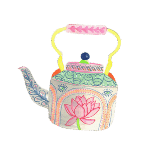 Art Tea Sticker by Oilily