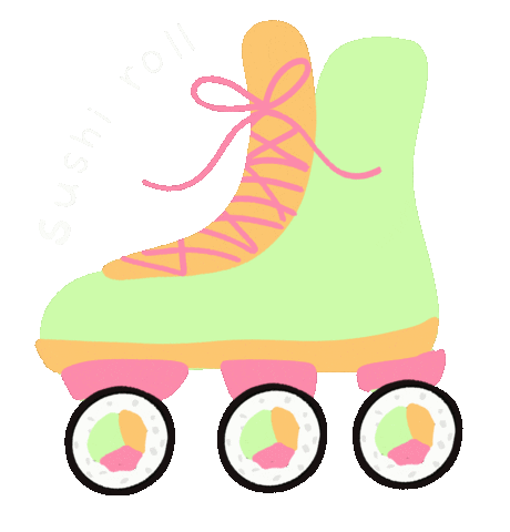 Sushi Roll Skate Sticker