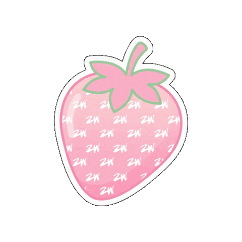 Pastel Strawberry Sticker by Zumba Wear Europe