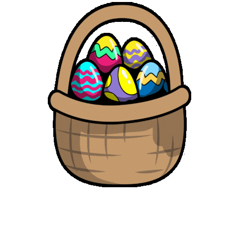 Easter Basket Sticker by hellovrasidas