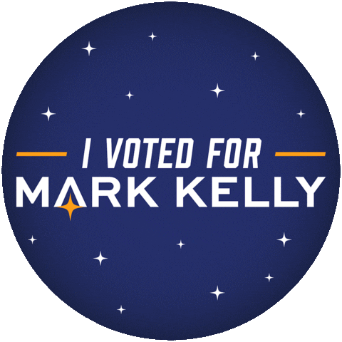 Vote Election Sticker by Captain Mark Kelly