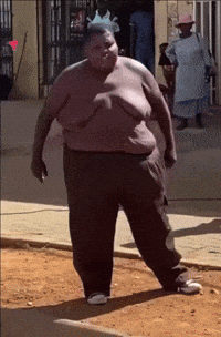fat kid dancing gif