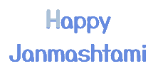 Krishna Janmashtami Indian Festival Sticker by Sonamm