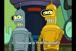 ShadowsWatching #election2016 #hilaryvtrump #farce #doomed #bender GIF