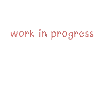Work In Progress Love Sticker by ArtCloud.lk