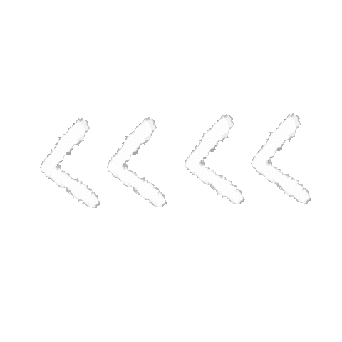 White Arrow Sticker