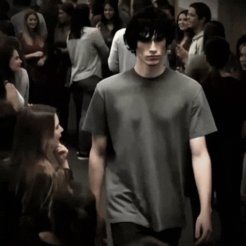 Mogged GIF
