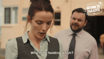 Fish Dating Apps GIF by Death In Paradise