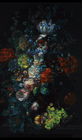 Brishen_one pixel flowers pixel art remix GIF