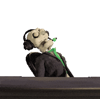 Skeleton Sleeping Sticker by HAYWARD