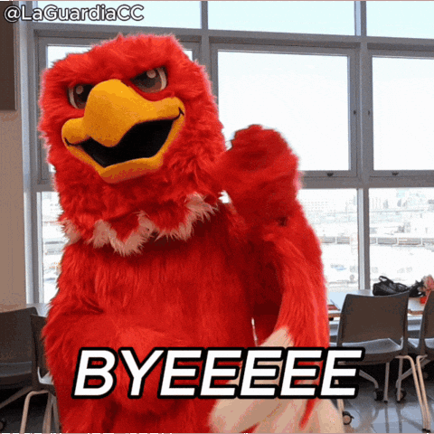 Leaving Peace Out GIF by LaGuardia Community College
