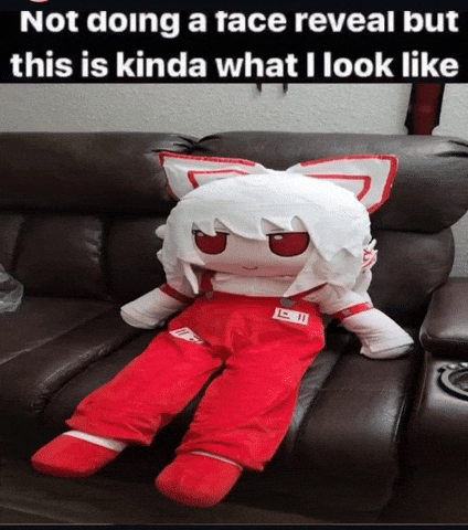 Face Reveal Mokou GIF