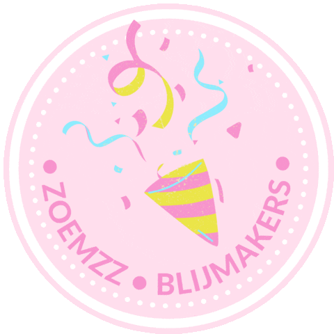Happy Confetti Sticker by Zoemzz