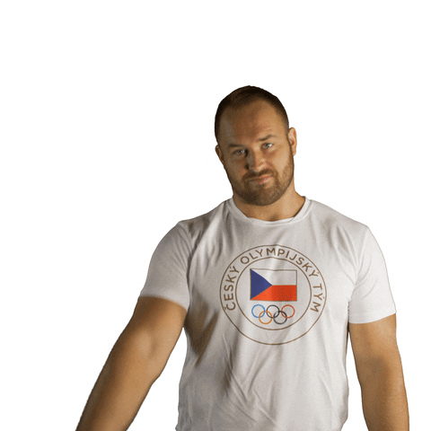Waving Czech Republic GIF by Český olympijský tým
