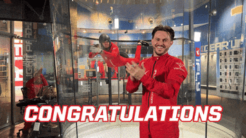 Great Job Win GIF by iFLY Indoor Skydiving