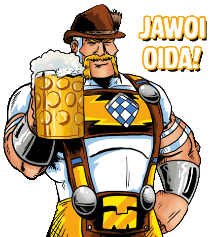 Beer Bier Sticker by Tracht Man