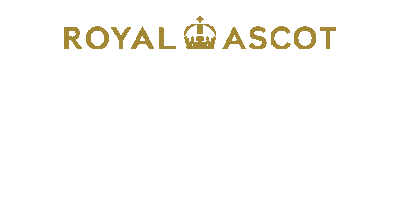 Horse Racing Gold Sticker by Ascot Racecourse