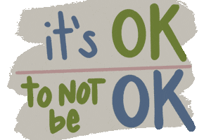 Broken Heart Ok Sticker by Rachel Schelb