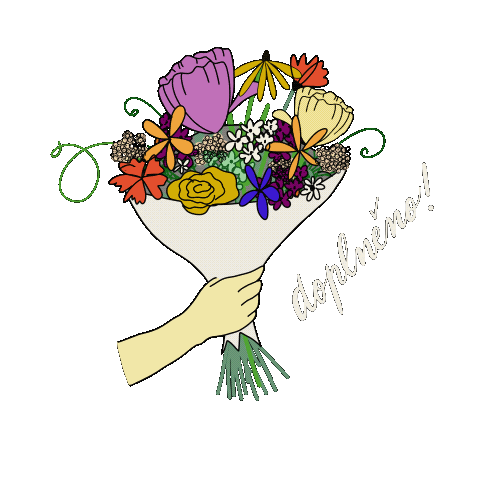 Flowers Czech Sticker