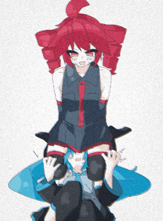 Hatsune Miku Kasane Teto GIF