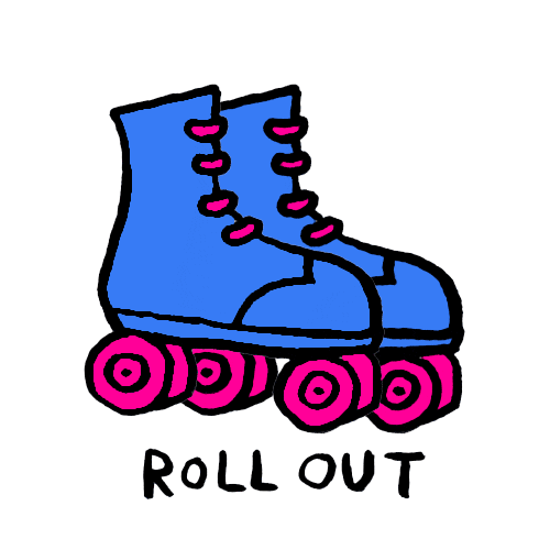 Rollerblading Roller Derby Sticker by Aerie for iOS & Android GIPHY
