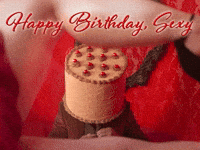 happy birthday sexy lady gif