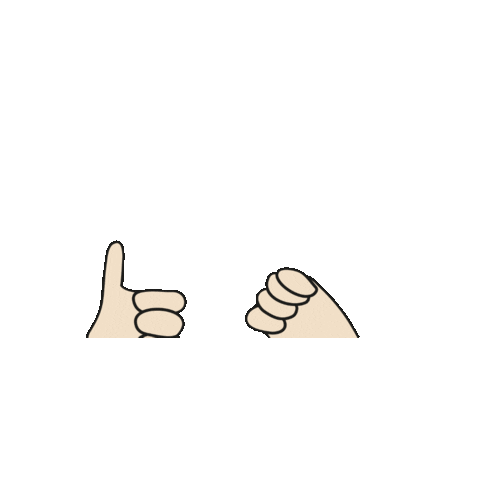 Thumb Thumbs Up Sticker by Taidetestaajat