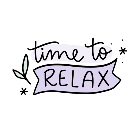 Relax Meditation Sticker