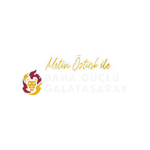 Metin Öztürk ile Daha Güçlü Galatasaray Sticker