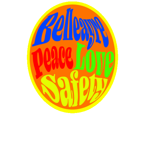 Peace Love Sticker by Belleayre Mountain