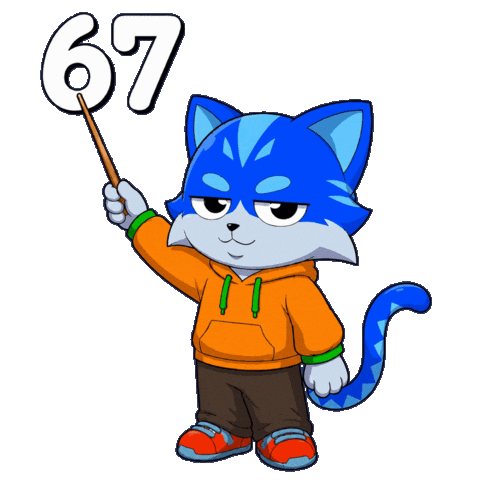 Cat Zoomer Sticker by Toshithecat
