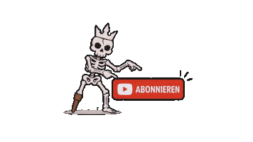 Skeletti Sticker by Detektorking