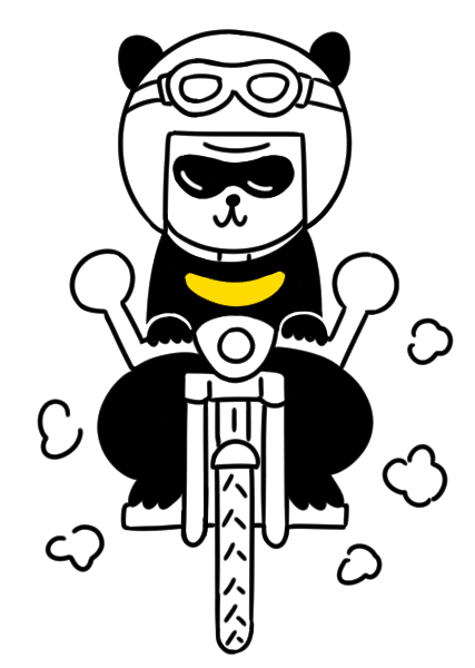 Bike Bear Sticker