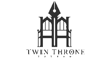 Tattoo Throne Sticker by TwinThroneTattoo