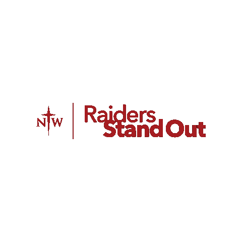 Raiders Stand Out Sticker by Northwestern College