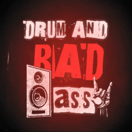 Drum And Bass Glitch GIF