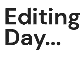 Editing Day Sticker by Remark Imagery