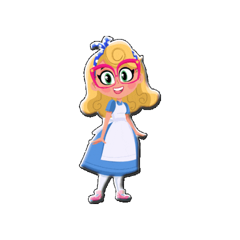 Happy Alice In Wonderland Sticker by Cool School