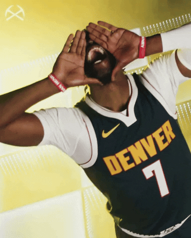 Lets Go Sport GIF by Denver Nuggets