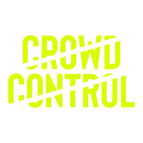 Edm Crowd Control Sticker by BLVD.
