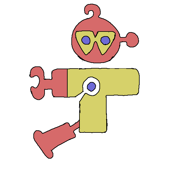 Robot Machine Sticker by Oncogenesis