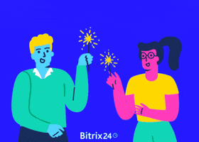 Festa Salute GIF by Bitrix24