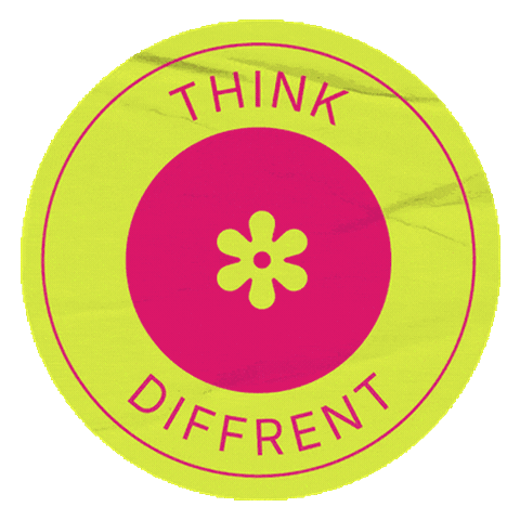 Flower Think Sticker by thisandco