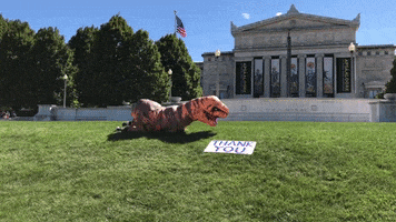 T Rex Thank You GIF by Field Museum