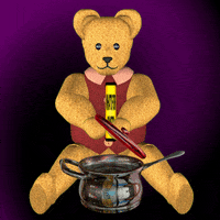 Im Hungry Teddy Bear GIF